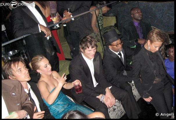 Hayden Panettiere, Ashton Kutcher, Spike Lee, en pleine rigolade au Josephine Lounge de Washington pour fêter l'investiture de Barack Obama