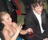 Hayden Panettiere, Ashton Kutcher, Spike Lee, en pleine rigolade au Josephine Lounge de Washington pour fêter l'investiture de Barack Obama 
