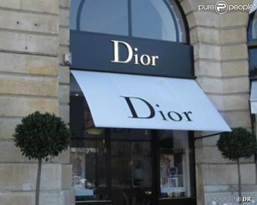 L'une des nombreuses boutiques Dior à Paris 