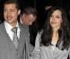 Brad Pitt et Angelina Jolie, complices pour la projection de "L'étrange histoire de Benjamin Button", sur les Champs Elysées, le 22 janvier 2009