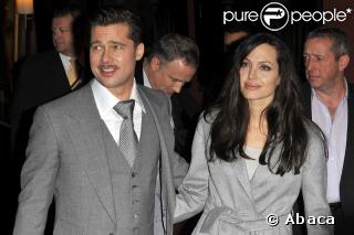 Brad Pitt et Angelina Jolie, complices pour la projection de 