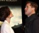 Il ne manquerait plus qu'un gui pour que le baiser arrive entre Brad et Angeilna ! (Première parisienne de Benjamin Button - janvier 2009)