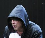 Mickey Rourke sur le tournage du film The Wrestler 