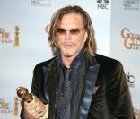 Mickey Rourke vainqueur du Golden Globe du meilleur acteur pour The Wrestler en janvier 2009 
