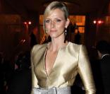 Charlene Wittstock a fait sensation hier au défilé Armani à Paris