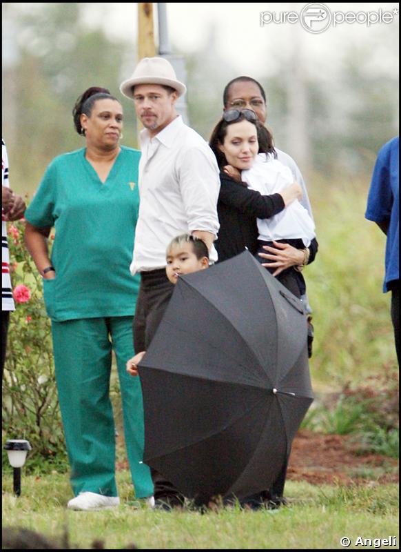 Brad Pitt, Angelina Jolie et leurs enfants
