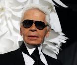 Karl Lagerfeld au défilé Chanel