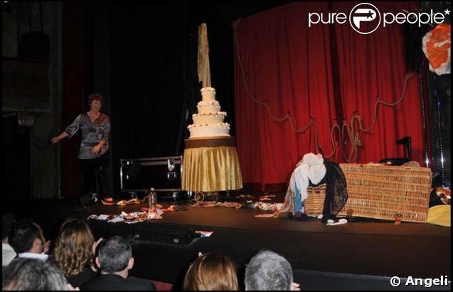 Présentation de la pièce  Madame Butterlight  au théâtre de la Gaîté Montparnasse. 28/01/09