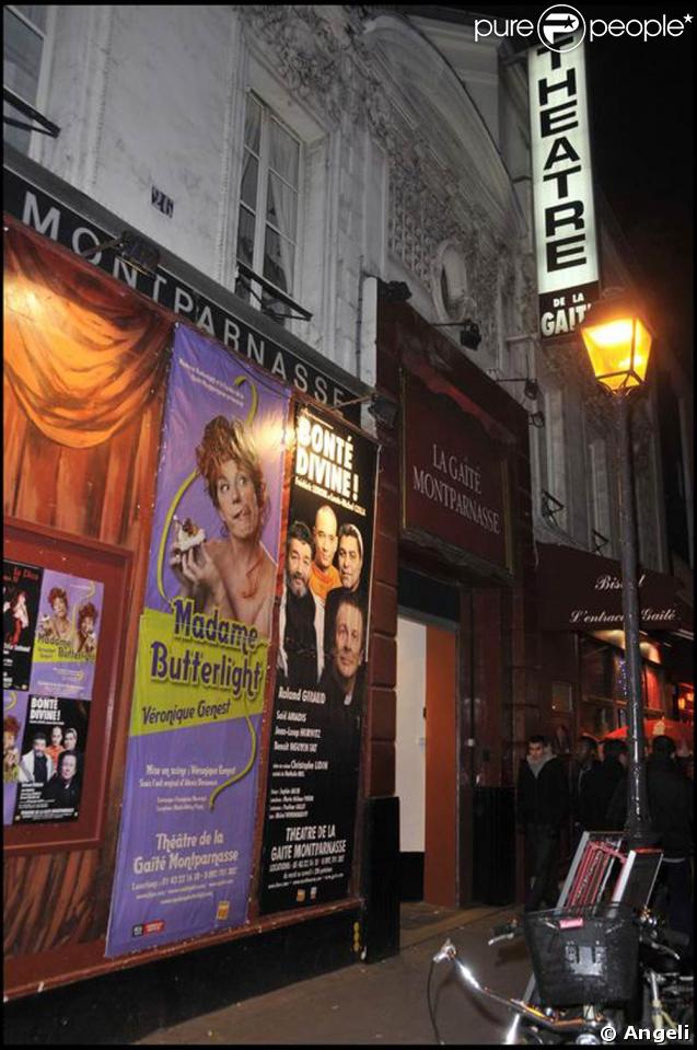 Présentation de la pièce  Madame Butterlight  au théâtre de la Gaîté Montparnasse. 28/01/09