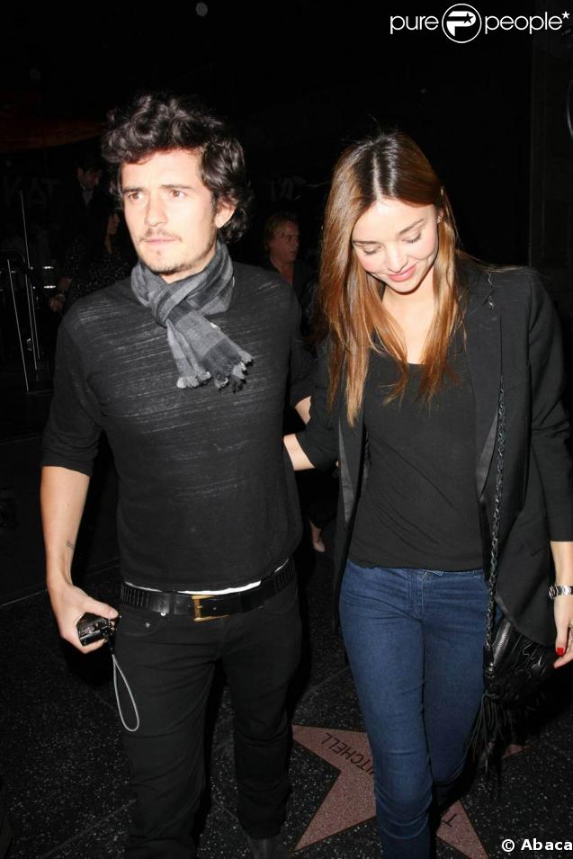 Miranda Kerr et Orlando Bloom 