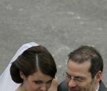Jacques Villeneuve et sa femme