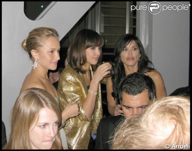 Hayden Panettiere en soirée avec Jessica Alba 
