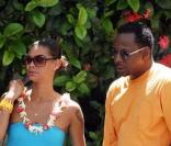 Bobby Brown et sa compagne Alicia Etheridge 