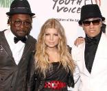 Fergie, entourée de Will.i.am et Taboo, a donné le traditionnel concert caritatif au profit de la Peapod Foundation