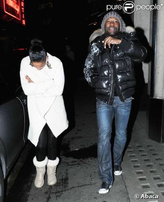 William Gallas et son amie plutôt... timide à Londres