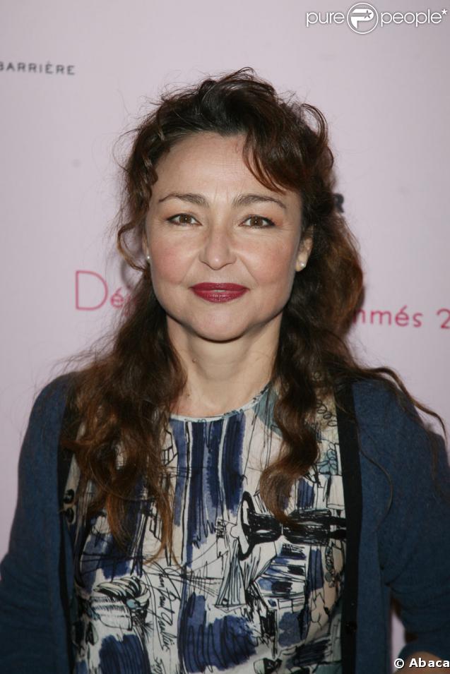 Catherine Frot au déjeuner des nommés aux César 2009 au Fouquet's le 7/02/09