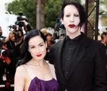 Dita Von Teese et Marilyn Manson à Cannes le 20/05/2006 