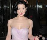 Dita Von Teese à Londres le 06/12/2008 aux British Comedie Awards 
