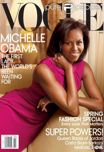 Michelle Obama en couverture de Vogue