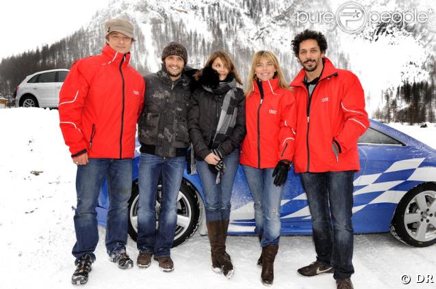 Barbara Schulz, Nathalie Vincent, Bixente Lizarazu, Tomer Sisley et David Hallyday