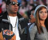 Beyoncé et Jay-Z, un couple amoureux et très assorti hier soir à Phoenix pour les All Star Game