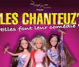 L'affiche du spectacle  Les Chanteuz , avec Marie Zidi, Delphine Elbé et Agnès Hampartzoumian 