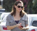 Jennifer Garner, enceinte de sa deuxième fille, quatre mois avant son accouchement (septembre 2008) 