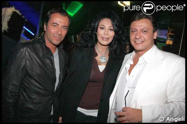Bernard Montiel, Yamina Benguigui et Valéry Zeitoun au V.I.P Room pour son anniversaire 