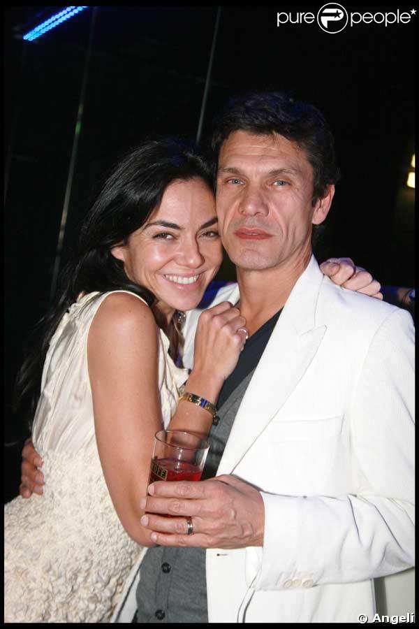 Sandra et Marc Lavoine au V.I.P Room pour l'anniversaire de Valéry Zeitoune
