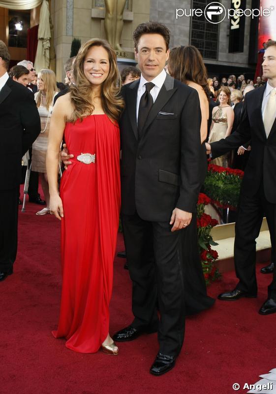 Le très très beau Robert Downey Junior et sa ravissante femme, Susan Levin, aux Oscars 2009. Elle en est de la chance, Susan ! 