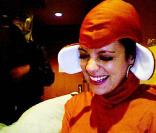 Lily Allen, déguisée en singe