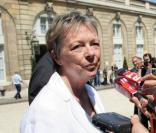 Charlotte Cassez, la mère de Florence, reçue à l'Elysée par Nicolas Sarkozy le 7 mai 2008