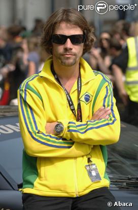 Jay Kay assiste à une course de voitures à Londres, en mai 2007
