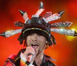 Jay Kay lors du concert de Jamiroquai à Rock in Rio, en 2006