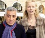 Eva Herzigova au défilé Balmain jeudi 6 mars au Ritz