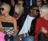 Amber, Kanye West et Pink défilé Stella McCartney ce lundi matin à Paris