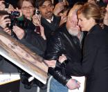 Julia Roberts et ses fans, à l'occasion de l'avant-première de 