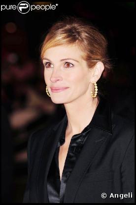 Julia Roberts, à l'occasion de l'avant-première de "Duplicity", le 10 mars 2009 à l'Empire Leicester Square de Londres.