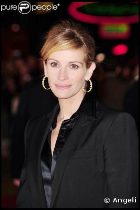 Julia Roberts, à l'occasion de l'avant-première de "Duplicity", le 10 mars 2009 à l'Empire Leicester Square de Londres.