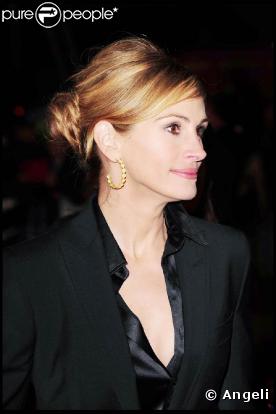 Julia Roberts, à l'occasion de l'avant-première de "Duplicity", le 10 mars 2009 à l'Empire Leicester Square de Londres.