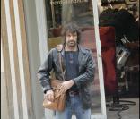 Tournage de Mesrine à Paris: Gerard Lanvin dans le personnage de Charly Bauer