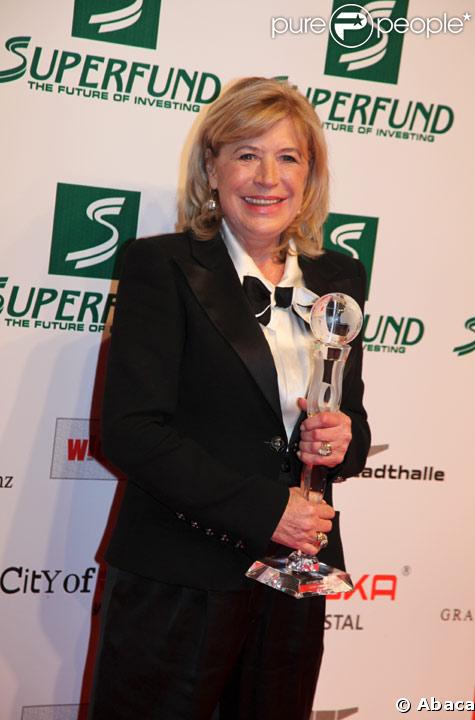 Marianne Faithfull honorée aux  Women's World Awards 2009 à Vienne le 5 mars 2009 