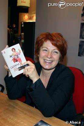 Véronique Genest au salon du livre, le 14 mars 2009