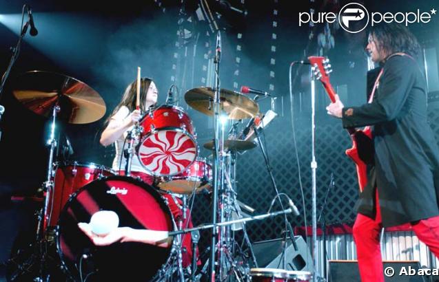 Jack White des White Stripes sur scène 