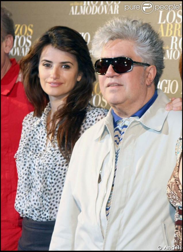 La belle Penélope Cruz et Pedro Almodovar, lors de la présentation des 