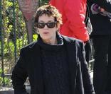 Jane Birkin à l'enterrement d'Alain Bashung