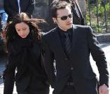 Natasha St-Pier et son compagnon à l'enterrement d'Alain Bashung