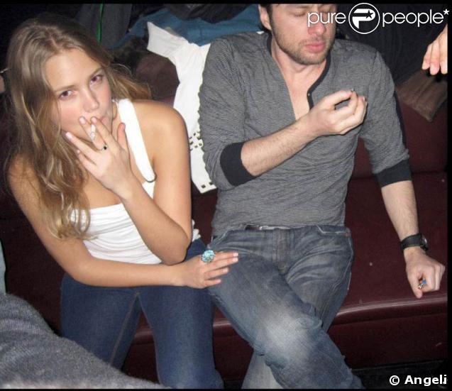 Zach Braff et Esti Ginzburg à New York. Mars 2009
