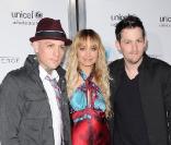 Benji Madden, Nicole Richie et Joel Madden lors de la soirée caritative pour l'Unicef Tap Project organisée par Sony Cierge et The Richie-Madden Children fondation à Los Angeles le 23 mars 2009