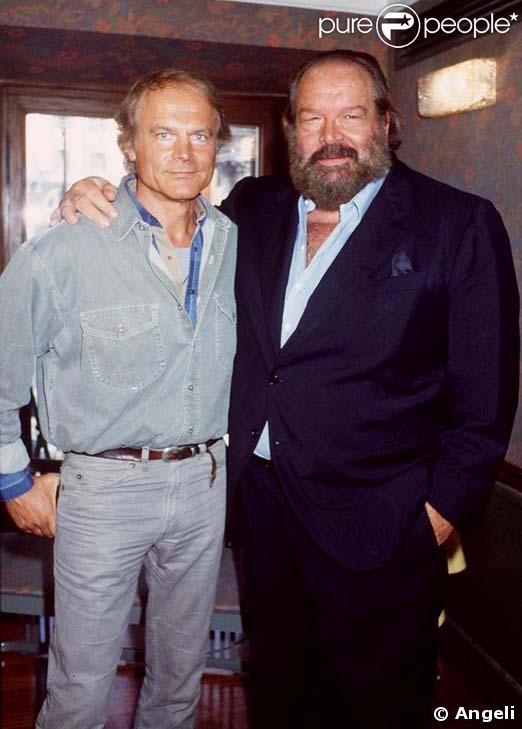 Terence Hill et Bud Spencer son compagnon des western spaghetti